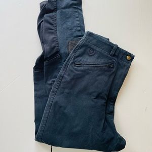 Black Ariat knee patch breeches